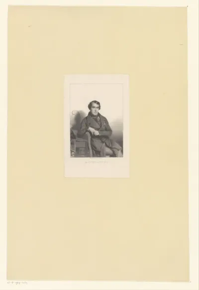 Portret van kunstenaar Andreas Schelfhout