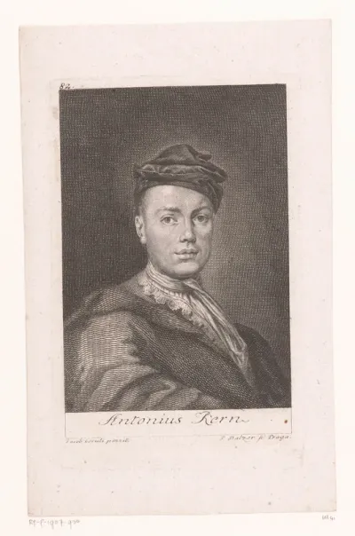 Portret van kunstenaar Anton Kern