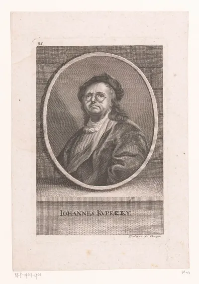 Portret van kunstenaar Jan Kupecký