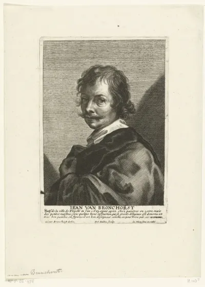 Portret van kunstenaar Jan van Bronchorst