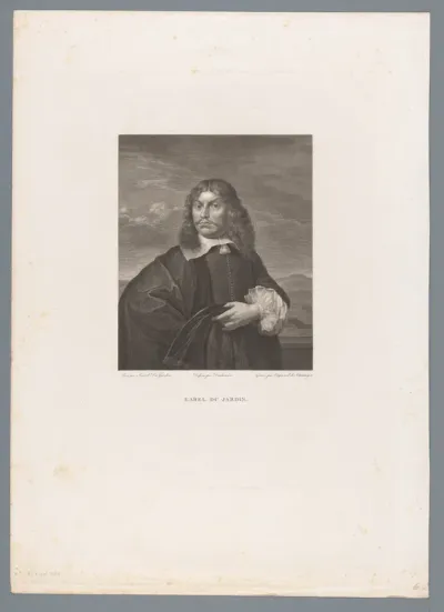 Portret van kunstenaar Karel Dujardin