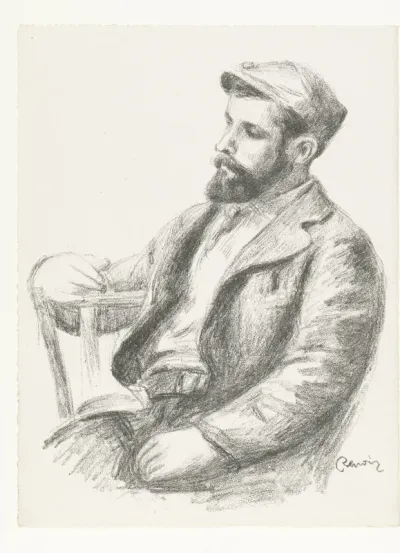 Portret van kunstenaar Louis Valtat