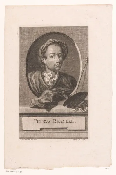 Portret van kunstenaar Peter Brandl