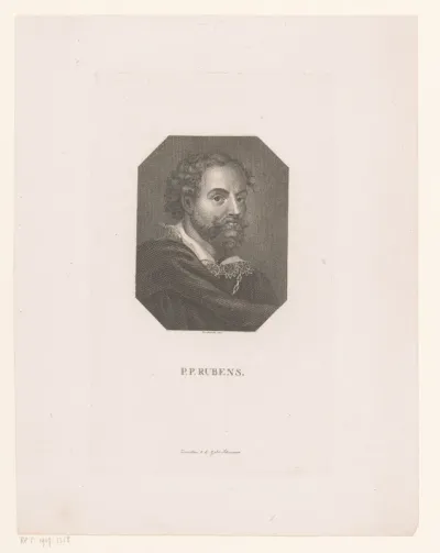 Portret van kunstenaar Peter Paul Rubens