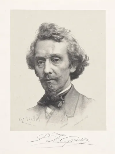 Portret van kunstenaar Petrus Franciscus Greive