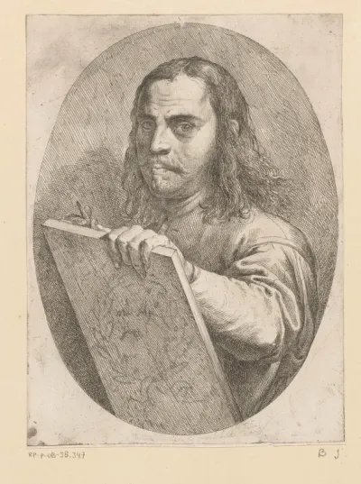 Portret van kunstenaar Pietro Testa