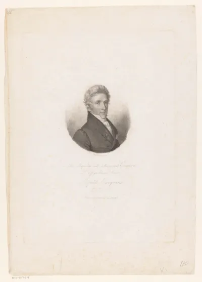 Portret van kunsthistoricus Leopoldo Cicognara