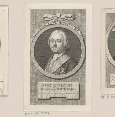 Portret van Kurd Christoph von Schwerin