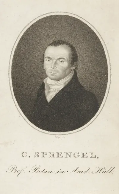 Portret van Kurt Polycarp Joachim Sprengel