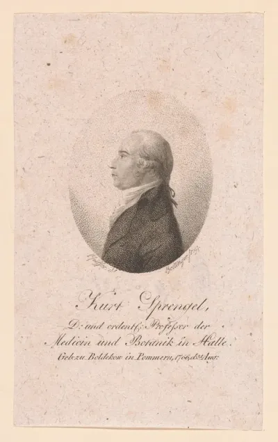 Portret van Kurt Sprengel