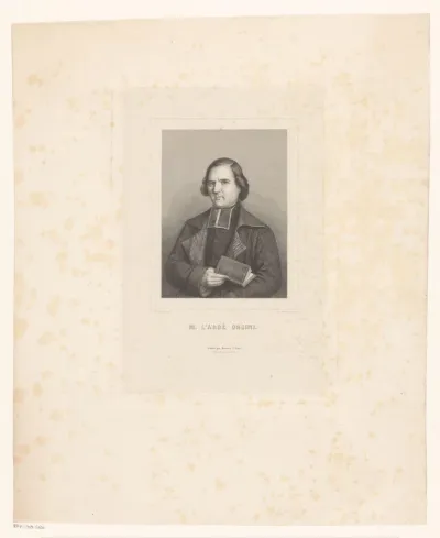 Portret van L'abbé Orsini