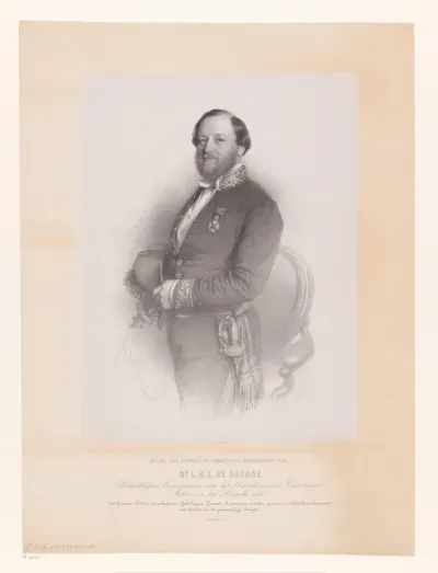 Portret van L.H.L. de Haerne