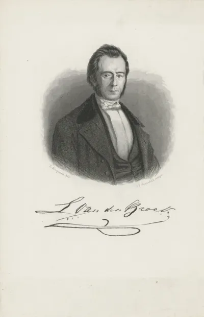 Portret van L. van den Broek