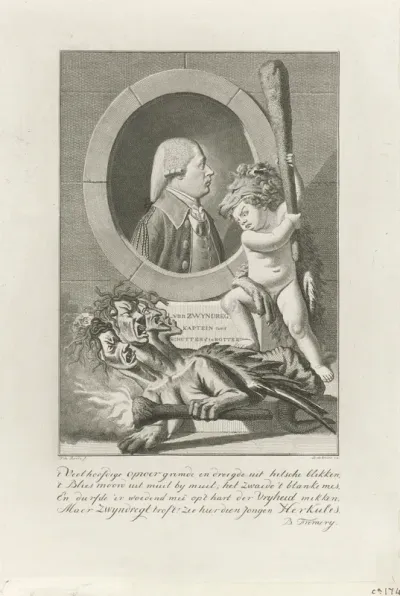 Portret van L. van Zwijndregt