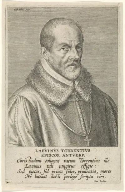 Portret van Laevinus Torrentius, bisschop van Antwerpen