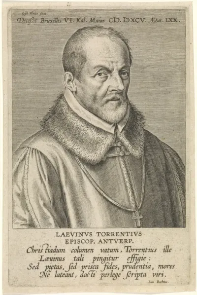 Portret van Laevinus Torrentius, bisschop van Antwerpen