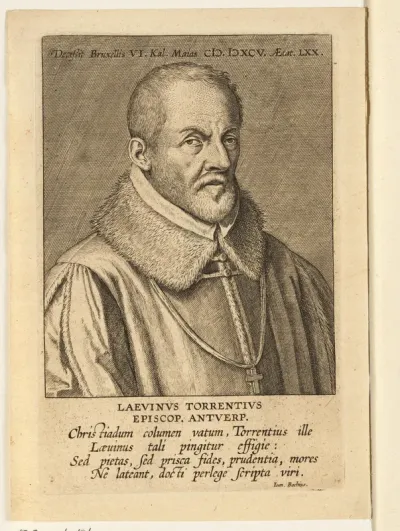 Portret van Laevinus Torrentius, bisschop van Antwerpen