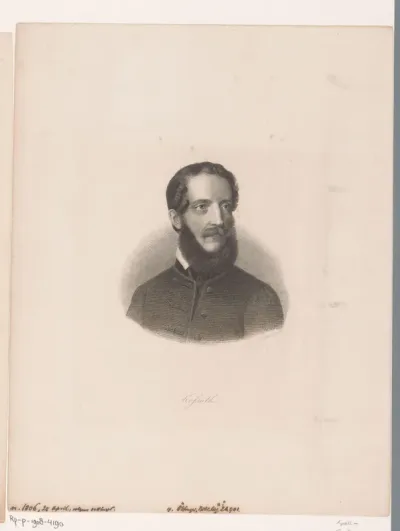 Portret van Lajos Kossuth