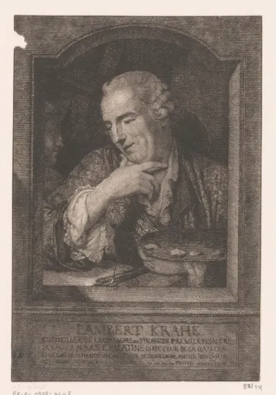 Portret van Lambert Krahe