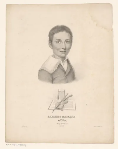 Portret van Lambert Massart