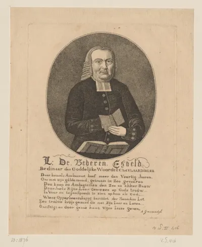 Portret van Lambertus de Beveren Esveldt