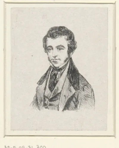 Portret van Lambertus Johannes Hansen