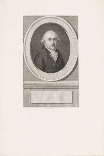 Portret van Lambertus Julius Vitringa