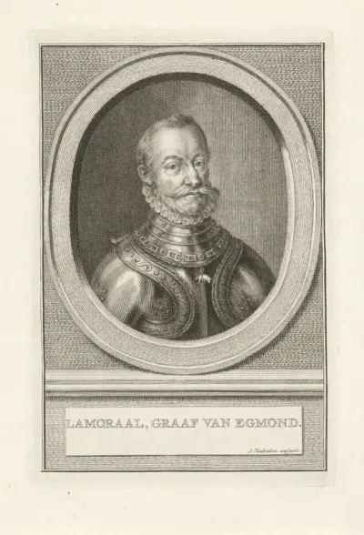 Portret van Lamoraal, graaf van Egmond