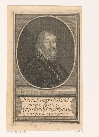 Portret van Lamprecht Distelmeyer