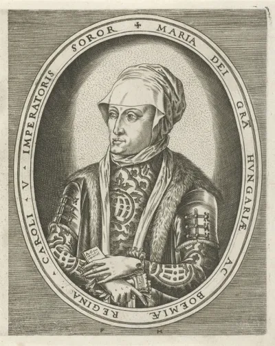 Portret van landvoogdes Maria van Hongarije