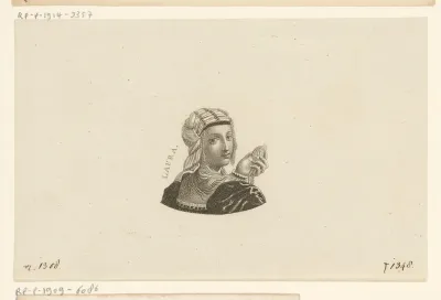 Portret van Laura de Noves