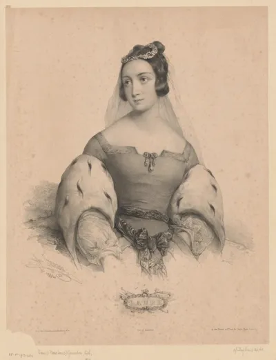 Portret van Laure Cinti-Damoreau