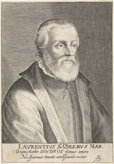 Portret van Laurence Saunders