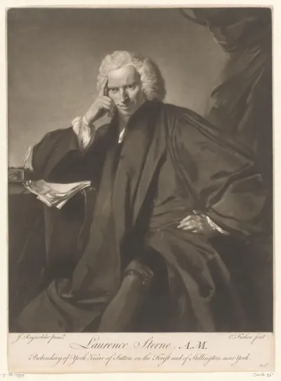 Portret van Laurence Sterne
