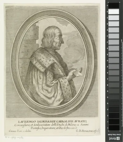 Portret van Laurengo Isimbardi