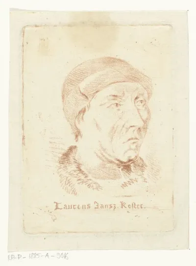 Portret van Laurens Jansz. Coster
