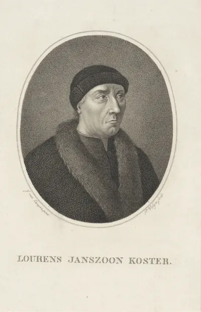 Portret van Laurens Jansz. Coster