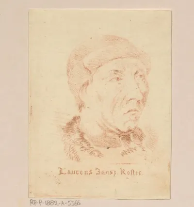 Portret van Laurens Janszoon Coster
