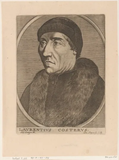 Portret van Laurens Janszoon Coster