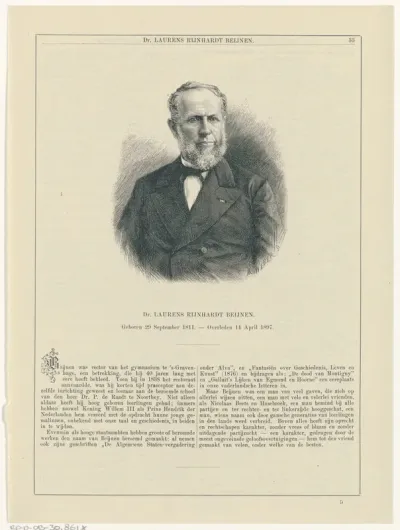 Portret van Laurens Rijnhardt Beijnen