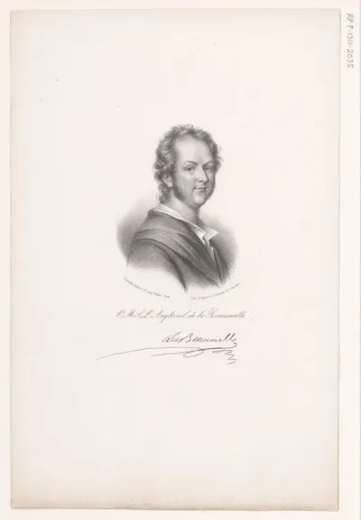 Portret van Laurent Angliviel de la Beaumelle