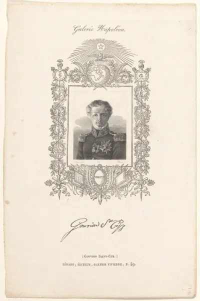 Portret van Laurent de Gouvion Saint-Cyr