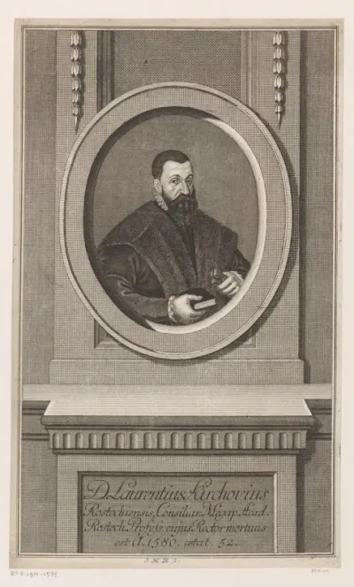 Portret van Laurentius Kirchhoff