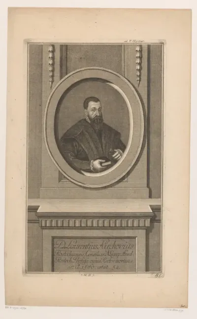 Portret van Laurentius Kirchhoff