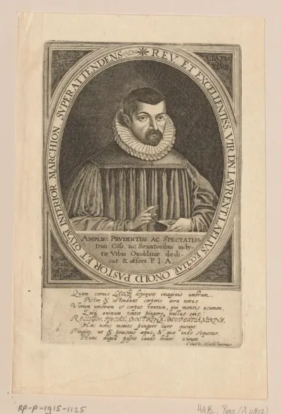 Portret van Laurentius Laelius op 47-jarige leeftijd