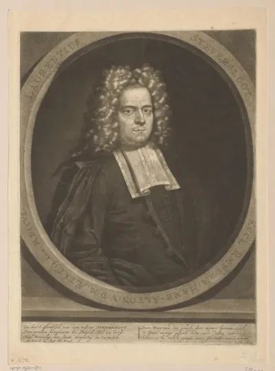 Portret van Laurentius Steversloot op 34-jarige leeftijd