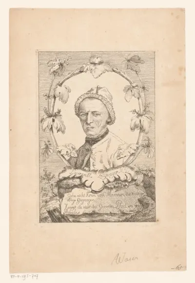 Portret van Laurenz Zellweger