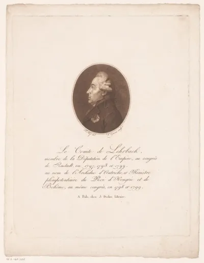 Portret van le Comte de Lehrbach