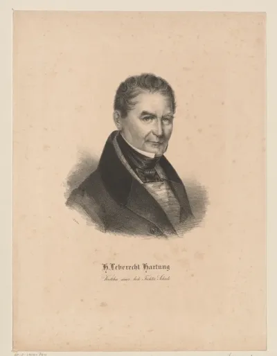 Portret van Leberecht Hartung