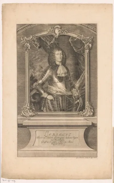 Portret van Lebrecht von Anhalt-Köthen